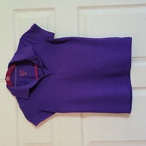 Girls Golf Polo, purple, size l